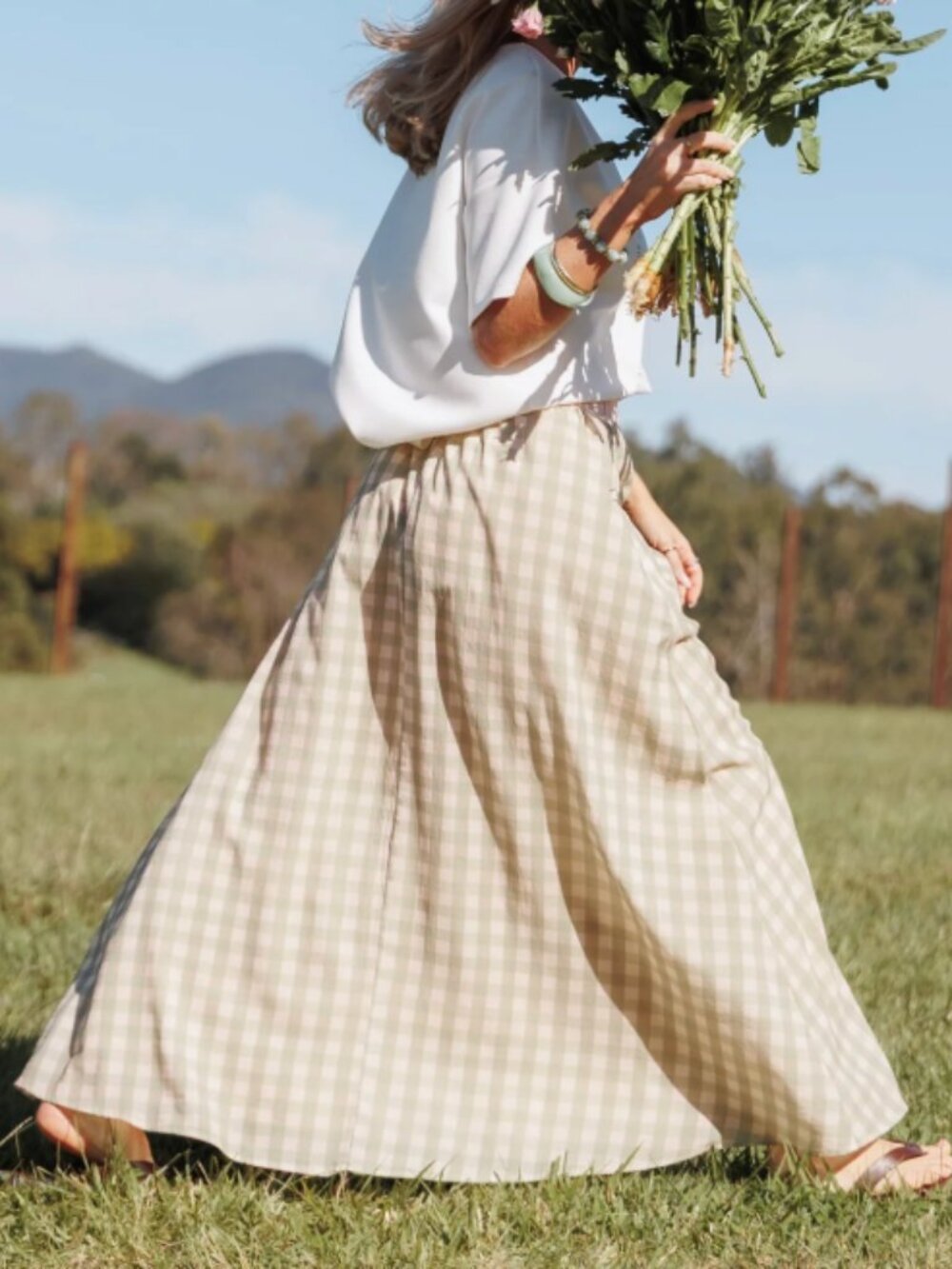 Petal & Pup Gingham Skirt